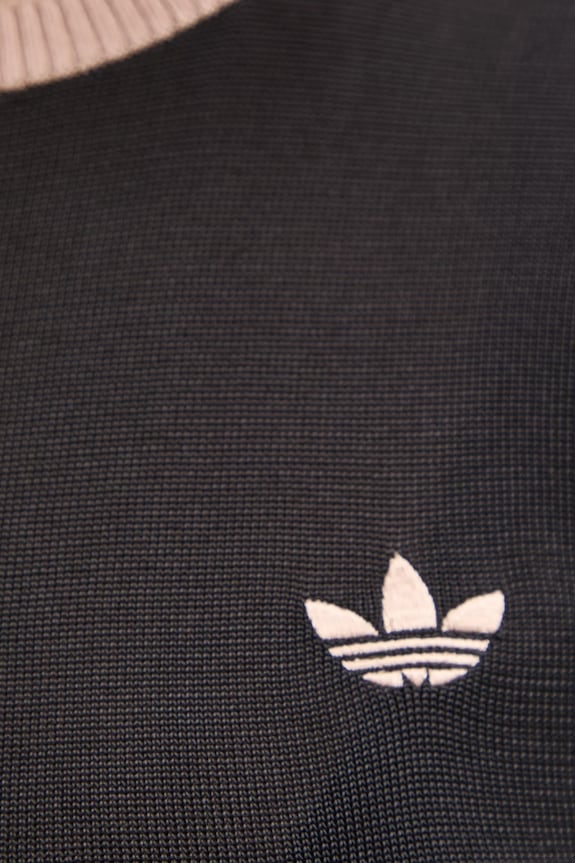 adidas Originals t-shirt KNITTED 3S TEE nero JJ0960