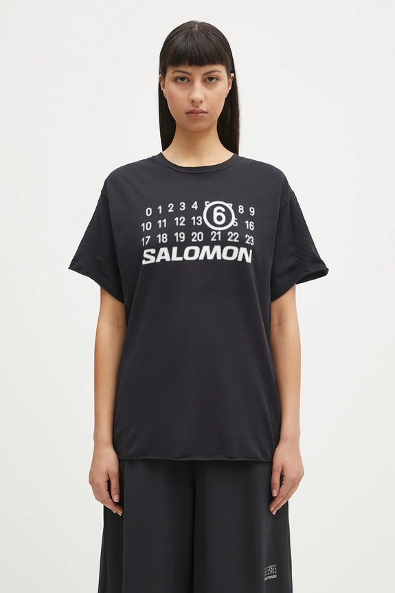 MM6 Maison Margiela t-shirt rilassato nero S52GC0345.M20101