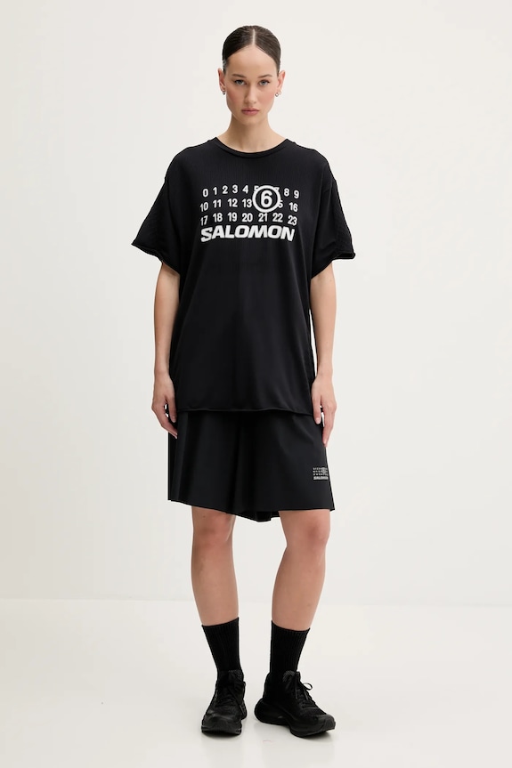 MM6 Maison Margiela t-shirt S52GC0345.M20101 nero SS25