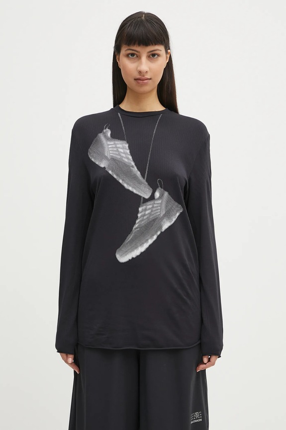 MM6 Maison Margiela x Salomon longsleeve shirt other black S52GC0346.M20101