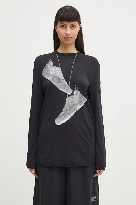 MM6 Maison Margiela x Salomon longsleeve shirt other black S52GC0346.M20101
