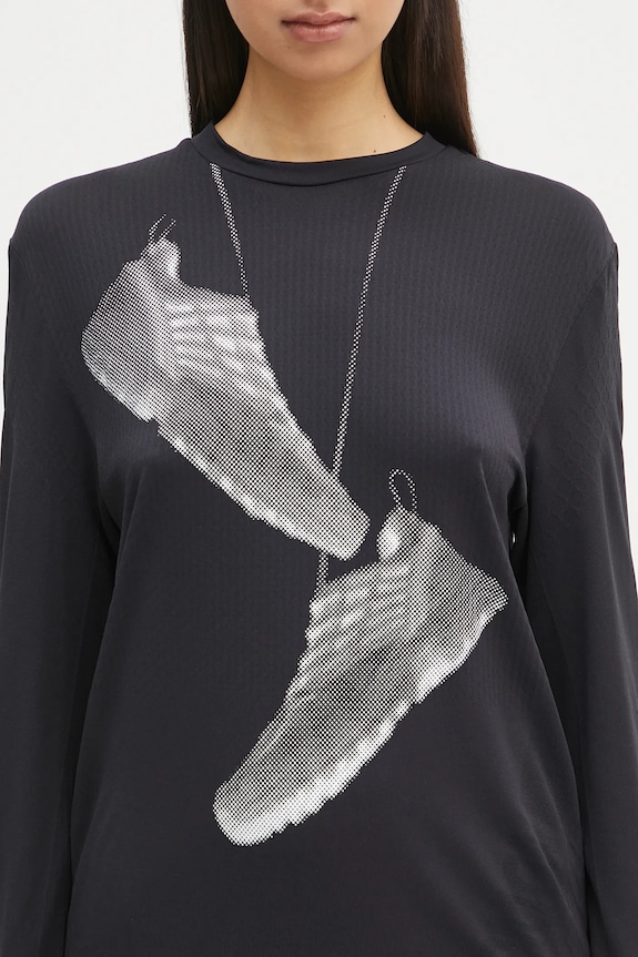 MM6 Maison Margiela x Salomon longsleeve shirt black S52GC0346.M20101