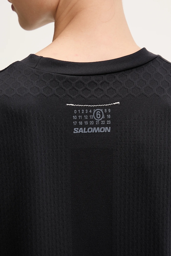MM6 Maison Margiela camicia a maniche lunghe S52GC0346.M20101 nero