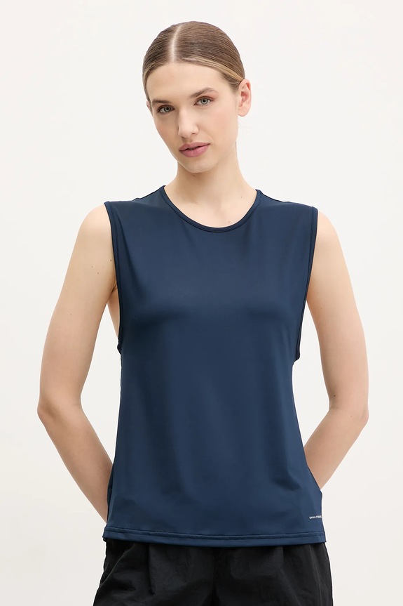 Αθλητικό top Columbia Chill River Tank με ελαστάν σκούρο μπλε 2118181