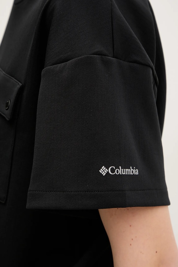 Columbia sportos póló Granite Point fekete 2118831