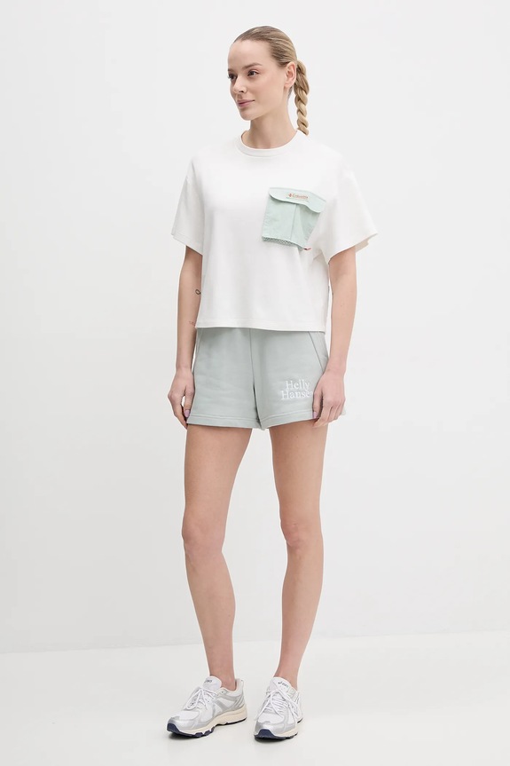 Columbia t-shirt Cove Beach 2121801 bianco SS25