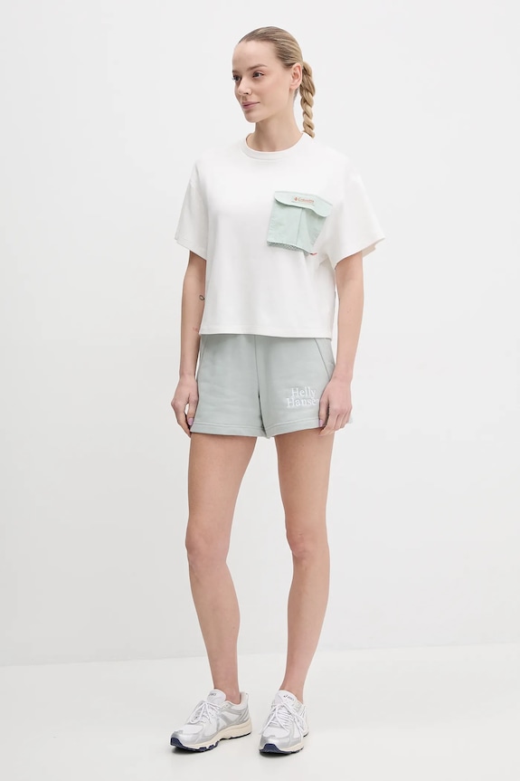 Columbia t-shirt Cove Beach 2121801 bianco SS25