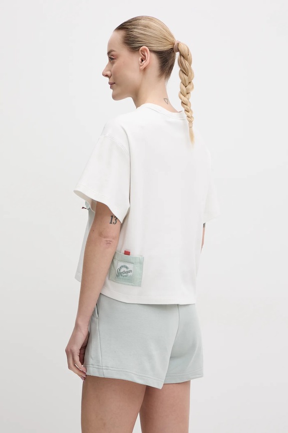 Abbigliamento Columbia t-shirt Cove Beach 2121801 bianco