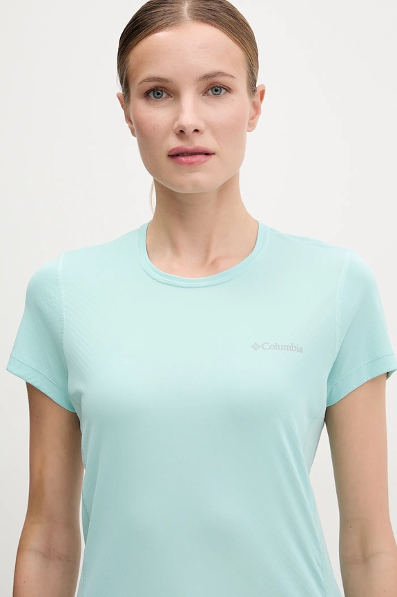 Columbia t-shirt sportowy Zero Rules turkusowy 2131723