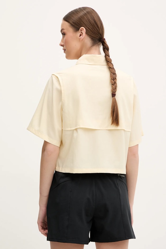 Columbia camicia Elevated View Utility 2118731 giallo SS25