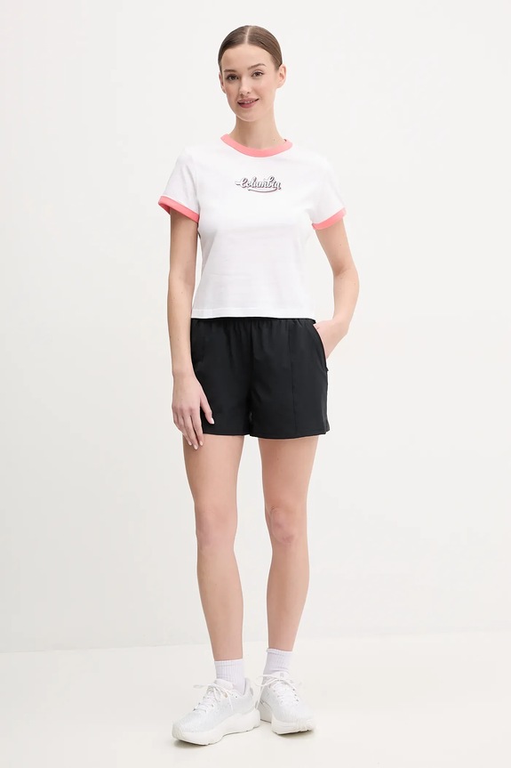 Columbia pamut póló Rolling Bend 2120001 fehér SS25