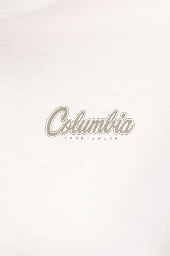 Columbia t-shirt bawełniany Rolling Bend 2120021 biały