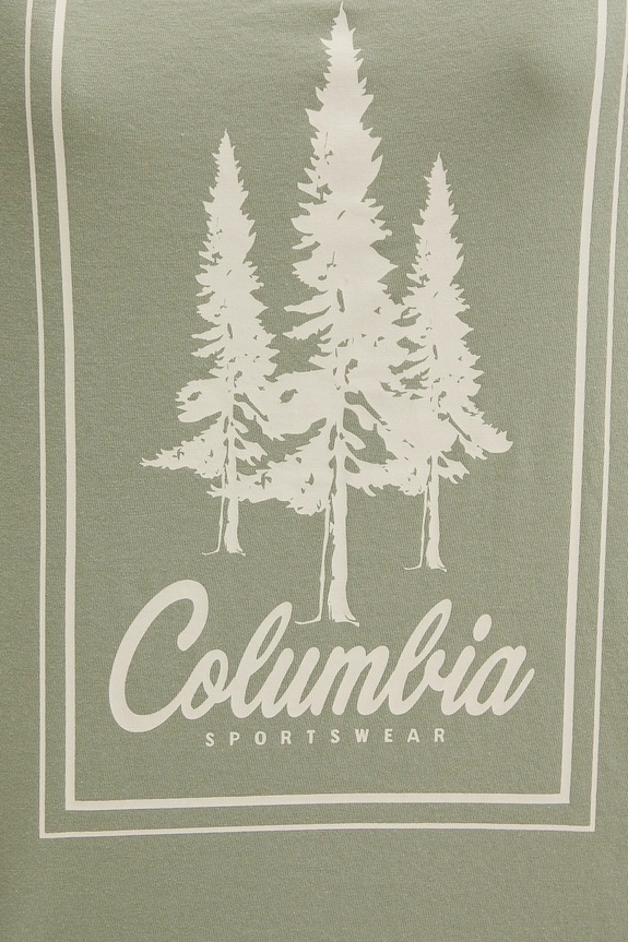 Columbia t-shirt in cotone Rolling Bend 2120021 verde
