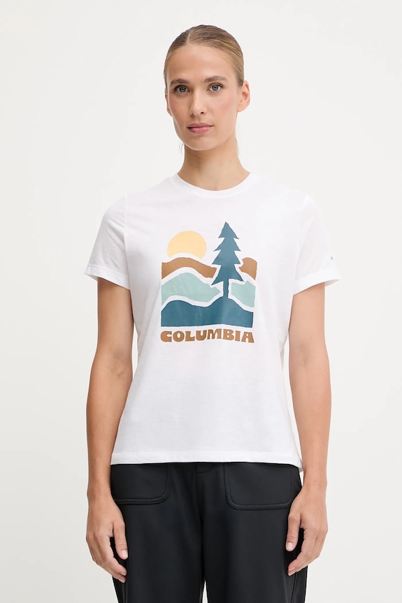 Columbia t-shirt Ruby Springs regular biały 2120061