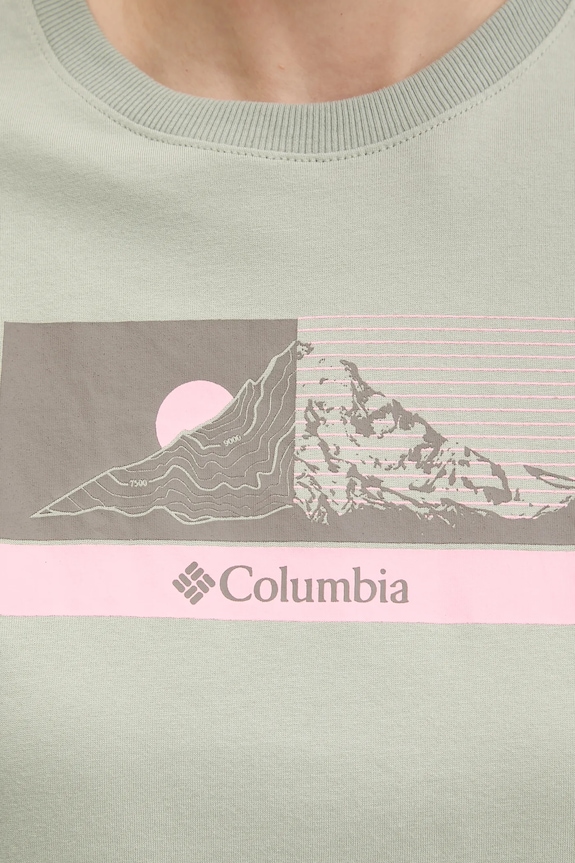 Μπλουζάκι Columbia Delta Drift 2120121 πράσινο