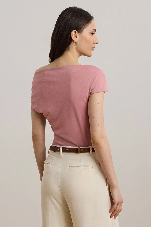 Μπλουζάκι Lauren Ralph Lauren 200963913 ροζ SS25