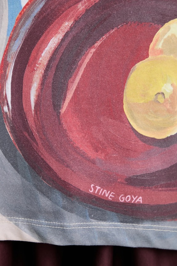 Stine Goya pamut póló SG.SS25.T009.2243 bézs