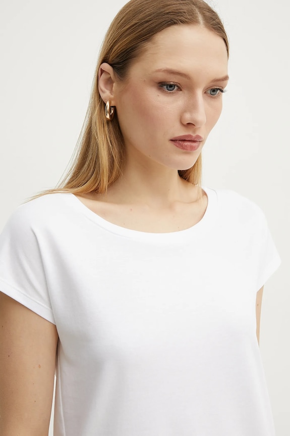 MAX&Co. t-shirt in cotone bianco 2618941014200
