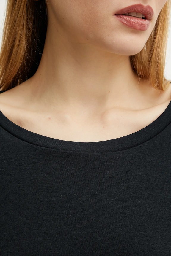 MAX&Co. t-shirt bawełniany 2618941014200 czarny
