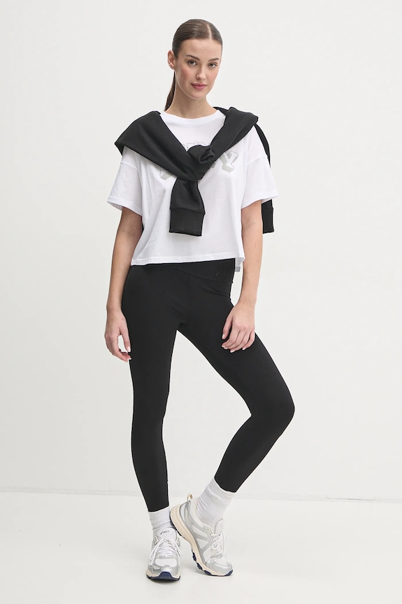 Dkny t-shirt bawełniany DP5T1119 biały SS25