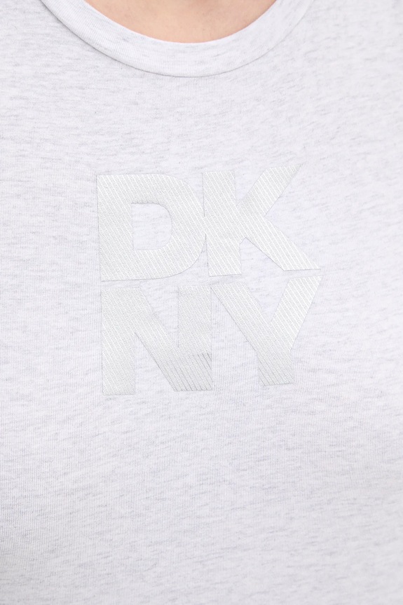 Dkny camicia a maniche lunghe grigio DP5T1113