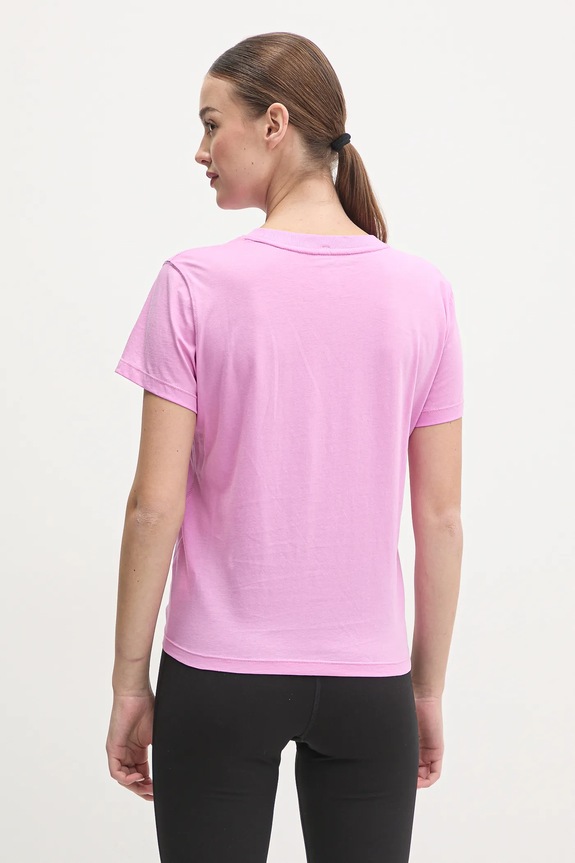 Oblečenie Bavlnené tričko Dkny DP5T9994 fialová
