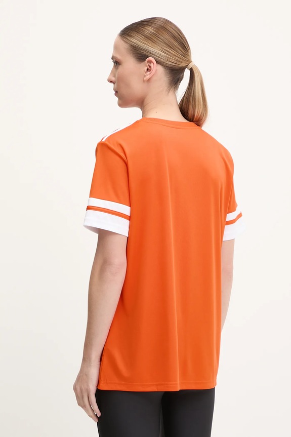 Odzież adidas Performance t-shirt treningowy Squad 25 JC8662 pomarańczowy