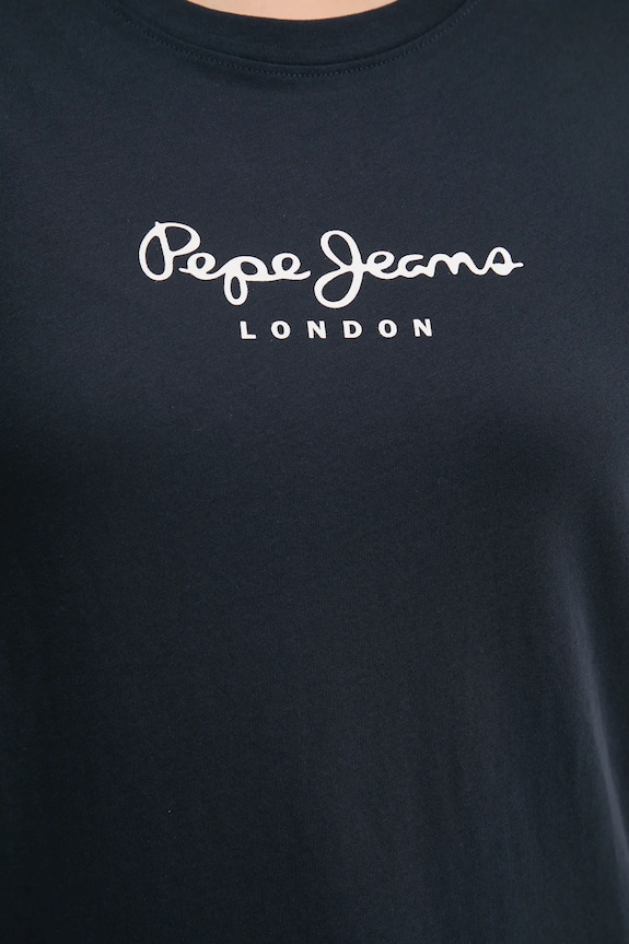 Pepe Jeans tricou din bumbac MACY PL506012 bleumarin