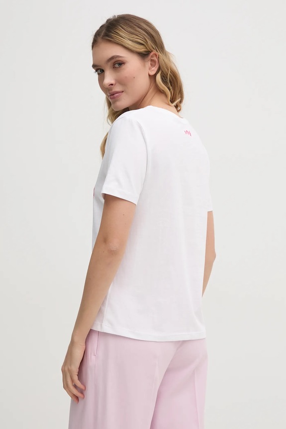 Odjeća Pamučna majica Pepe Jeans RUBY PL506027 bijela