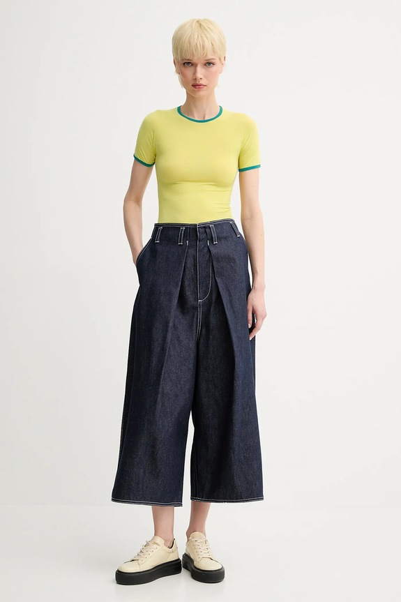 Μπλουζάκι Sunnei PRTWWJER009 κίτρινο SS25