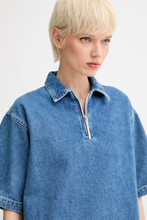 Μπλουζάκι τζιν Sunnei μπλε RTWXTOP008