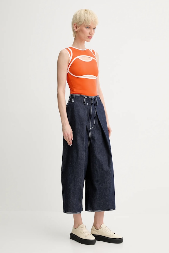 Top Sunnei PRTWWJER011 πορτοκαλί SS25