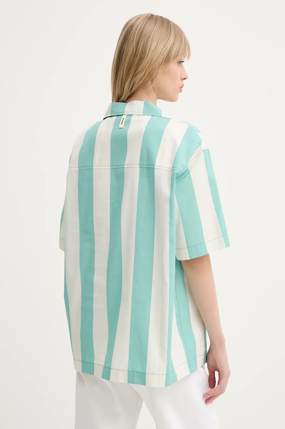 Abbigliamento Sunnei camicia in cotone RTWXSHR027 turchese