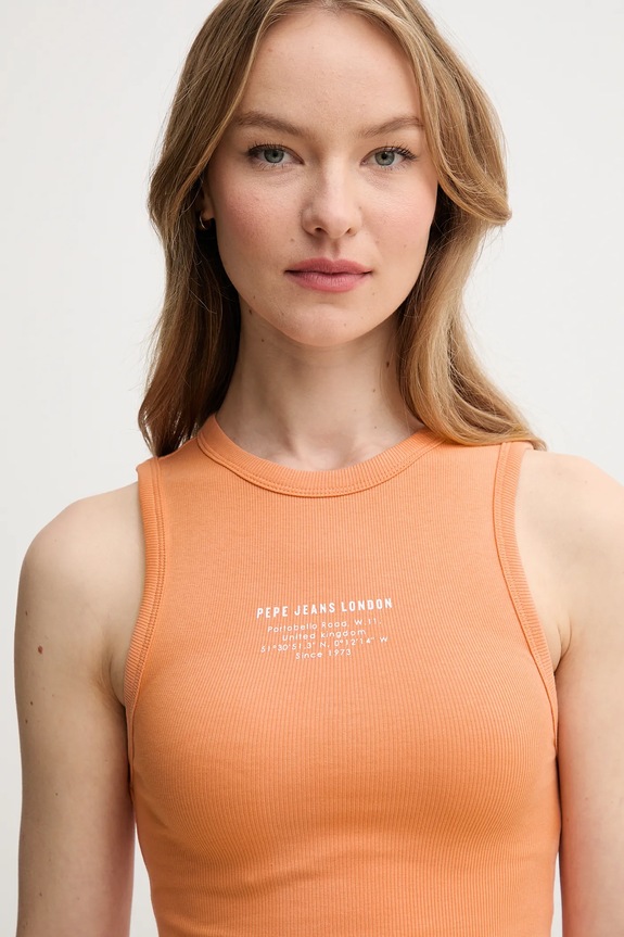 Top Pepe Jeans VIV narančasta PL506032