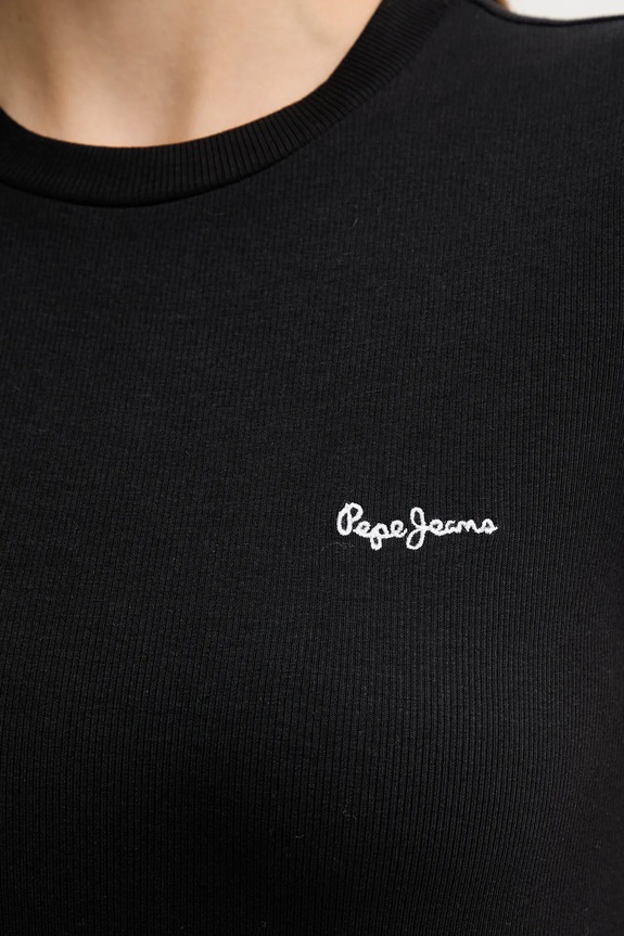 Tričko Pepe Jeans MERIDA PL506037 čierna