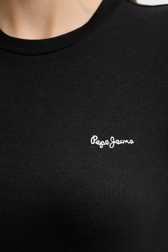 Tričko Pepe Jeans MERIDA PL506037 čierna
