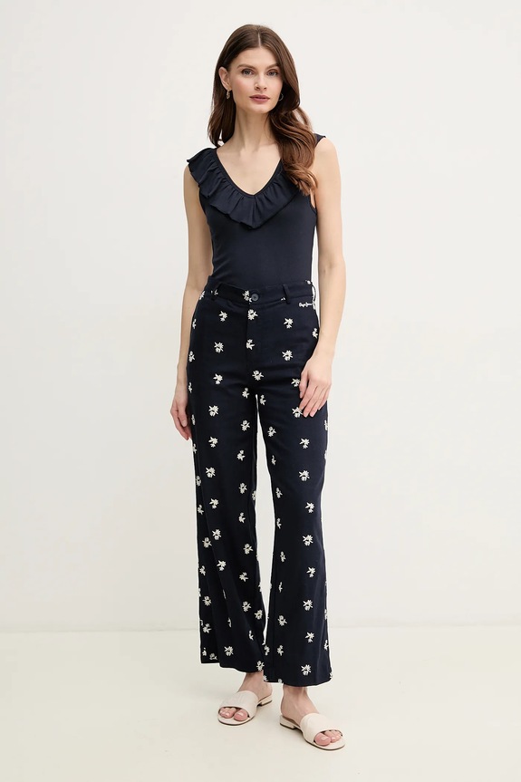 Pepe Jeans top MILLIE PL506050 sötétkék SS25