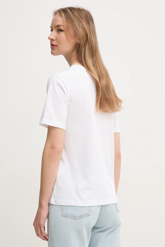 Oblečenie Bavlnené tričko Pepe Jeans VENUSA PL506056 biela