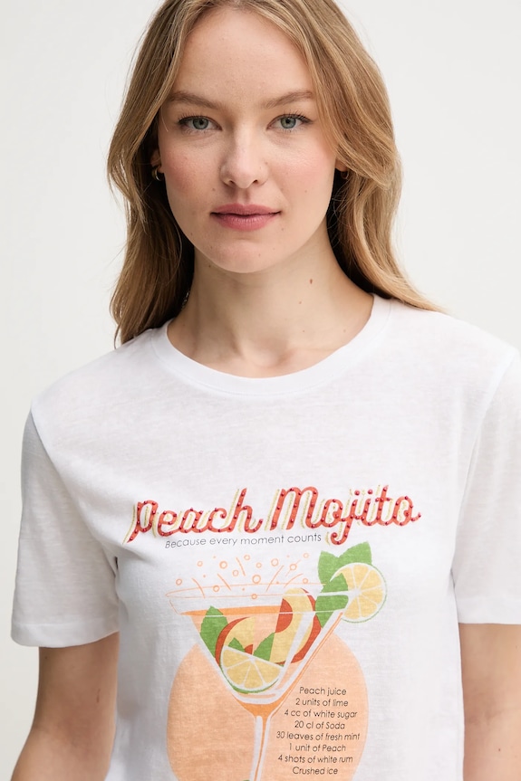 Tričko Pepe Jeans VIOLA biela PL506060