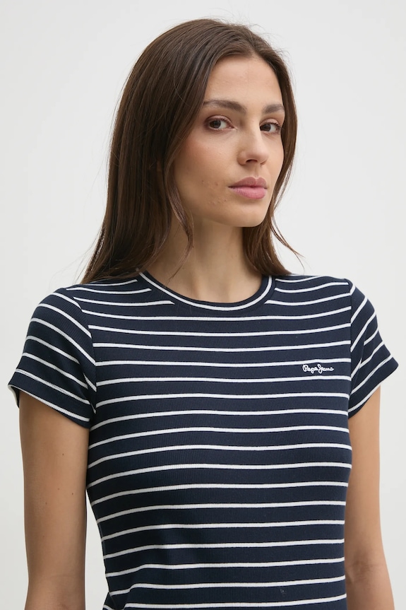 Pepe Jeans tricou MERIBEL bleumarin PL506079