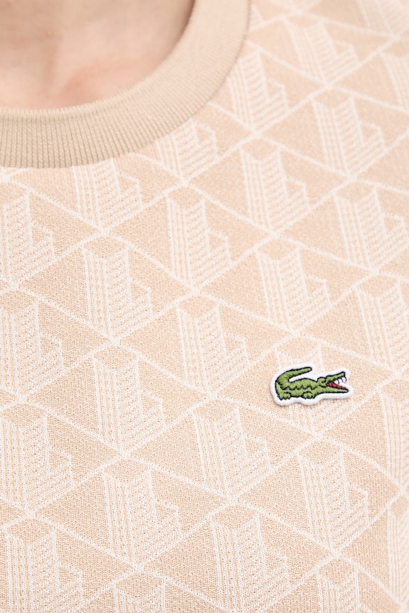 Lacoste T-shirt damski TF3244 beżowy