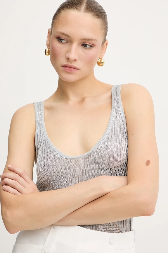 Pinko top grigio 105148.A2LO