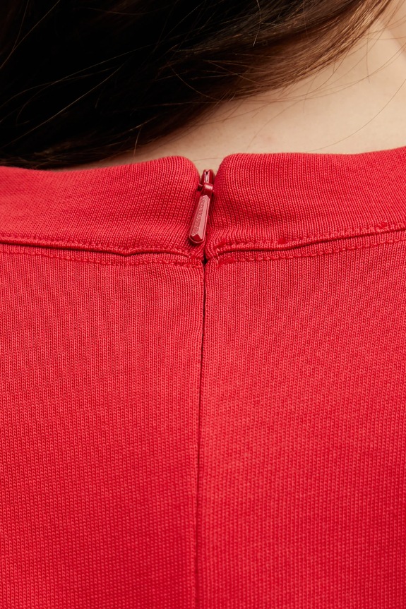 Βαμβακερό μπλουζάκι Pinko 105217.A2M2 κόκκινο