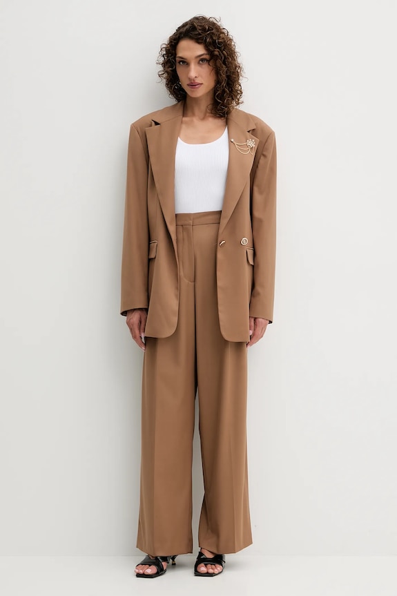 MICHAEL Michael Kors top MR5615433D fehér SS26