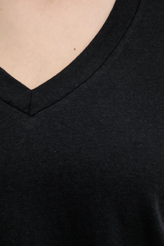 Tričko Levi's BOXY VNECK TEE A8774 čierna