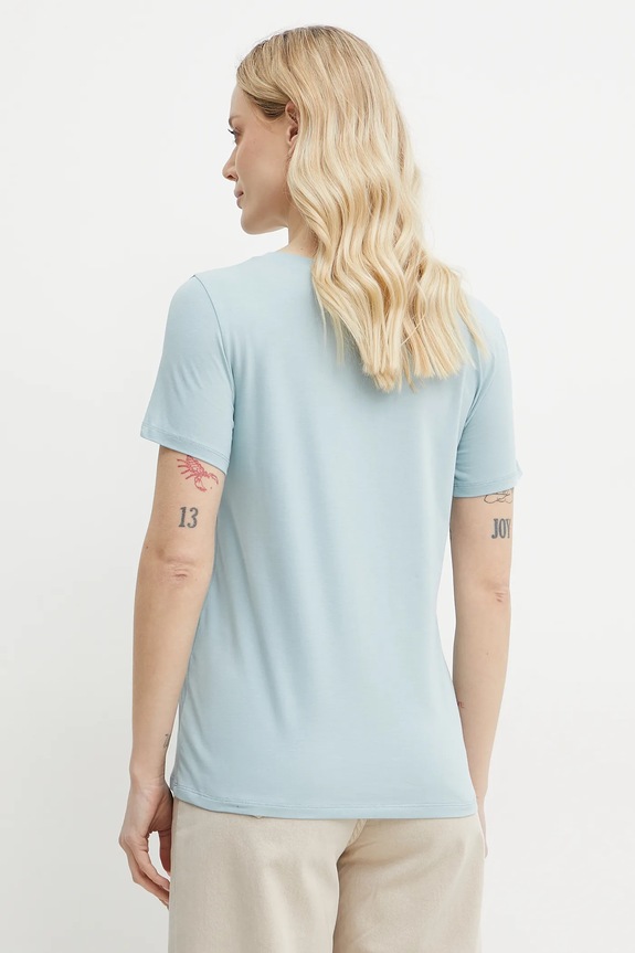 Odzież Weekend Max Mara t-shirt 2515971011600 turkusowy
