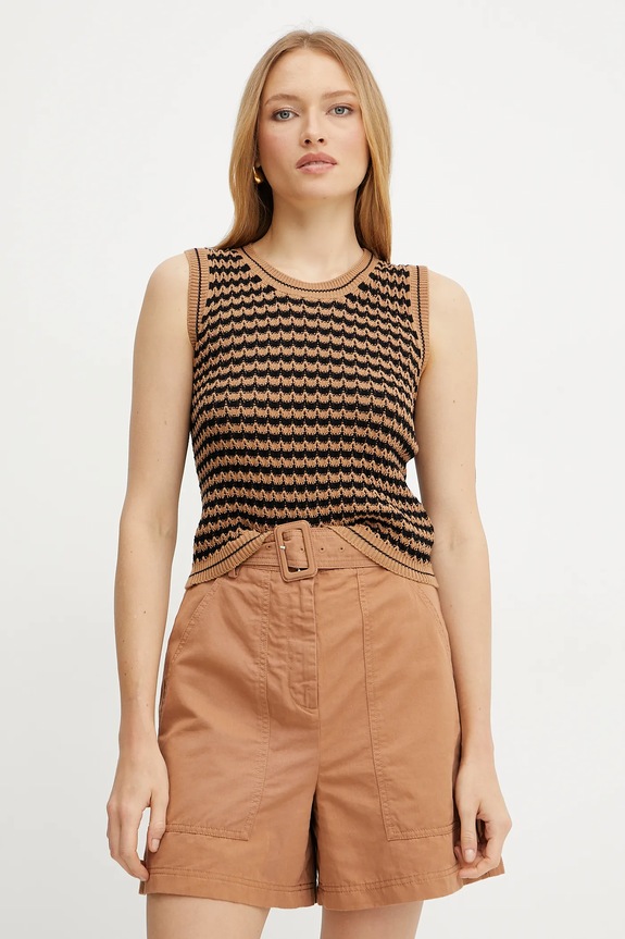 Vesta Weekend Max Mara kulatý hnědá 2515361092600