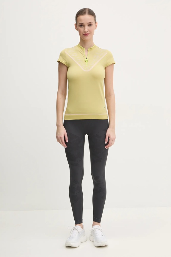Μπλουζάκι προπόνησης adidas by Stella McCartney TrueNature JG1010 πράσινο SS25