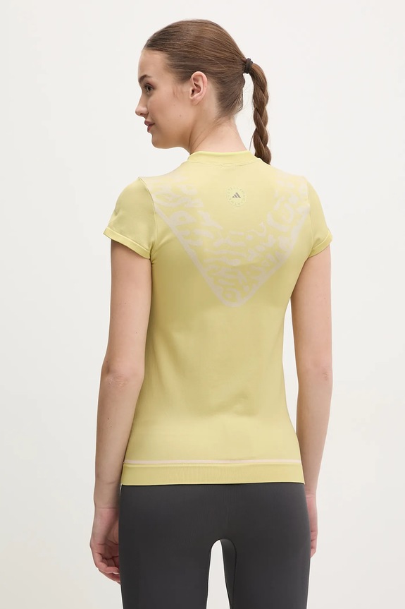 Ρούχα Μπλουζάκι προπόνησης adidas by Stella McCartney TrueNature JG1010 πράσινο