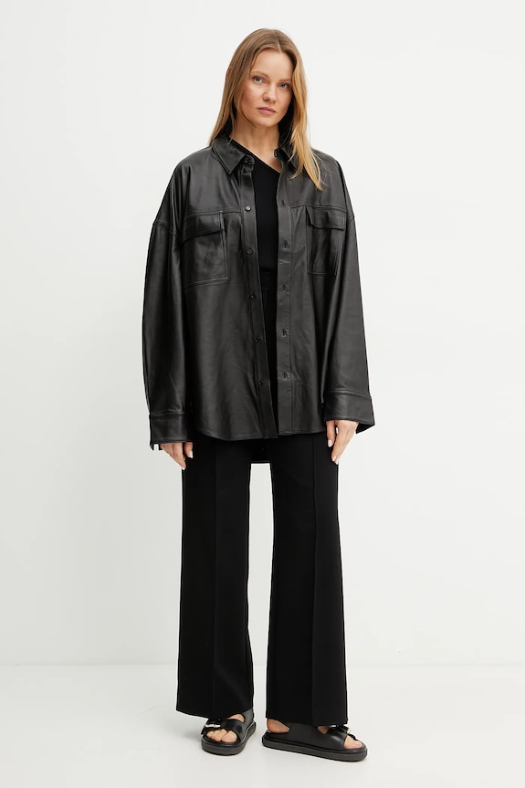 MM by Max Mara bluză 2516361028600 negru SS25
